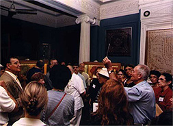 Participants of the symposium 'Jewish art in Greece' at the Jewish Museum in Athens.