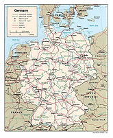 Map of Germany, please click!